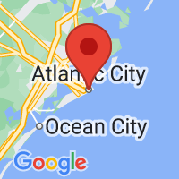 Map of Atlantic City, NJ US